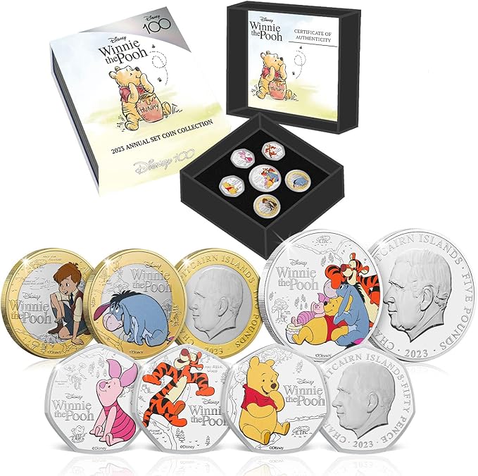 Coffret de pièces commémoratives Winnie l'Ourson