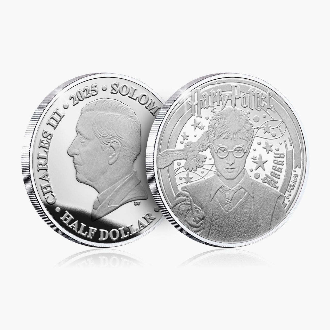 Pièce plaquée argent .999 Harry Potter 2025 Magie de Poudlard