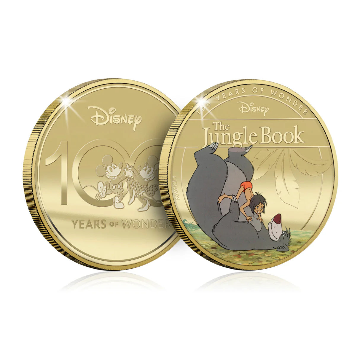 Jungle book gold plated 44mm