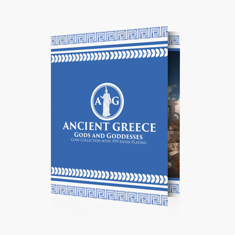 Collection de pièces de monnaie des dieux et déesses de la Grèce antique