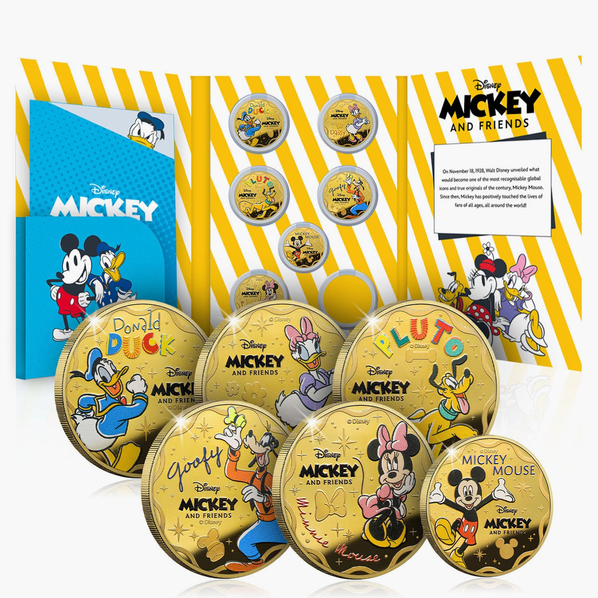Collection officielle de pièces Disney 2025 Mickey Mouse et ses amis pour toujours