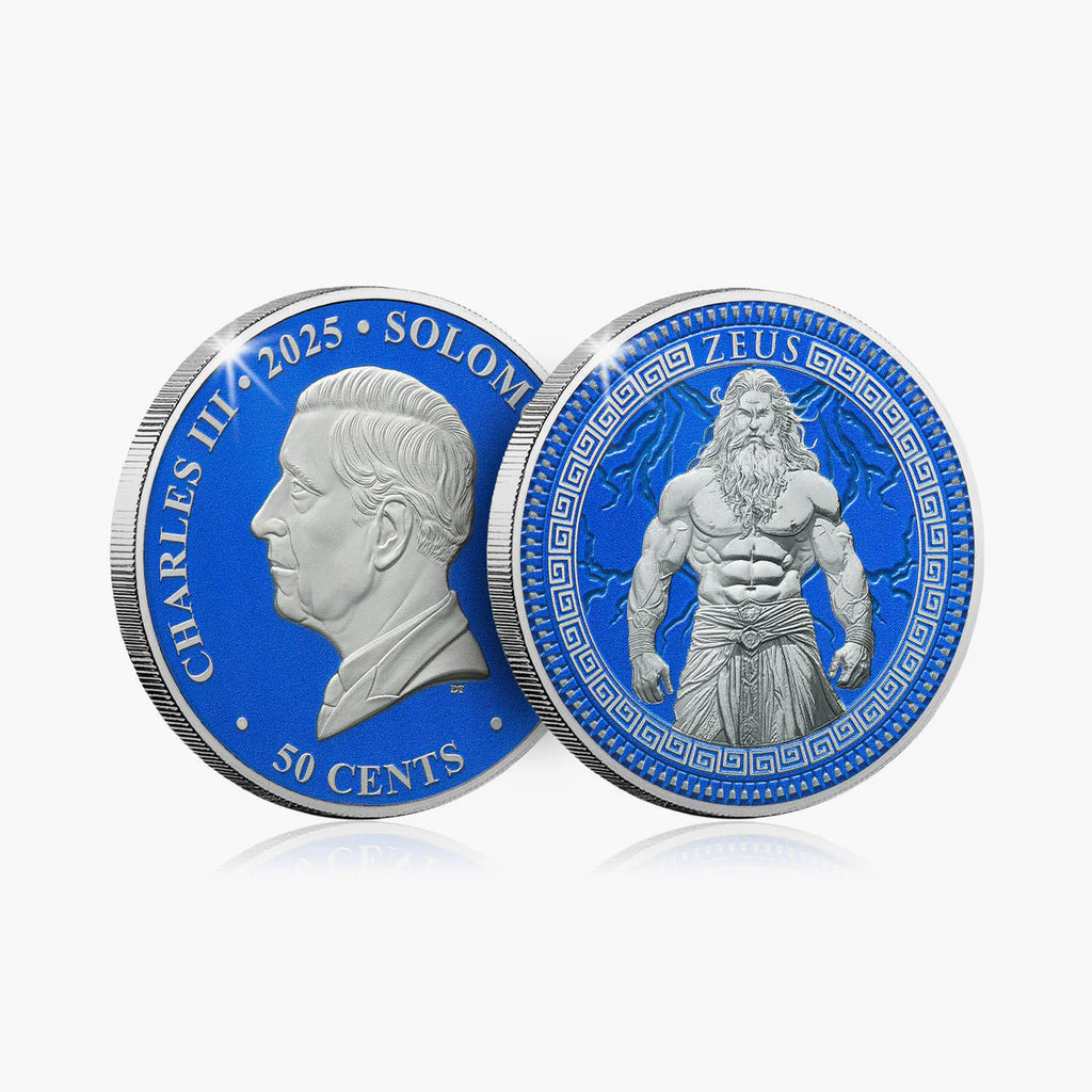 Collection de pièces de monnaie des dieux et déesses de la Grèce antique