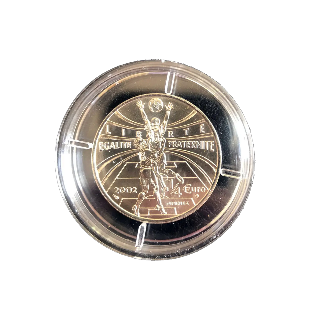 Allez la France — 1/4 Euro Argent 2002