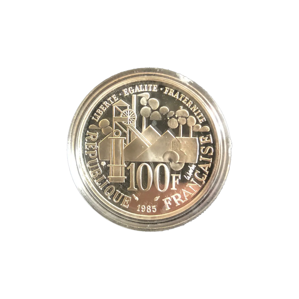 Émile Zola — 100 Francs Argent 1985