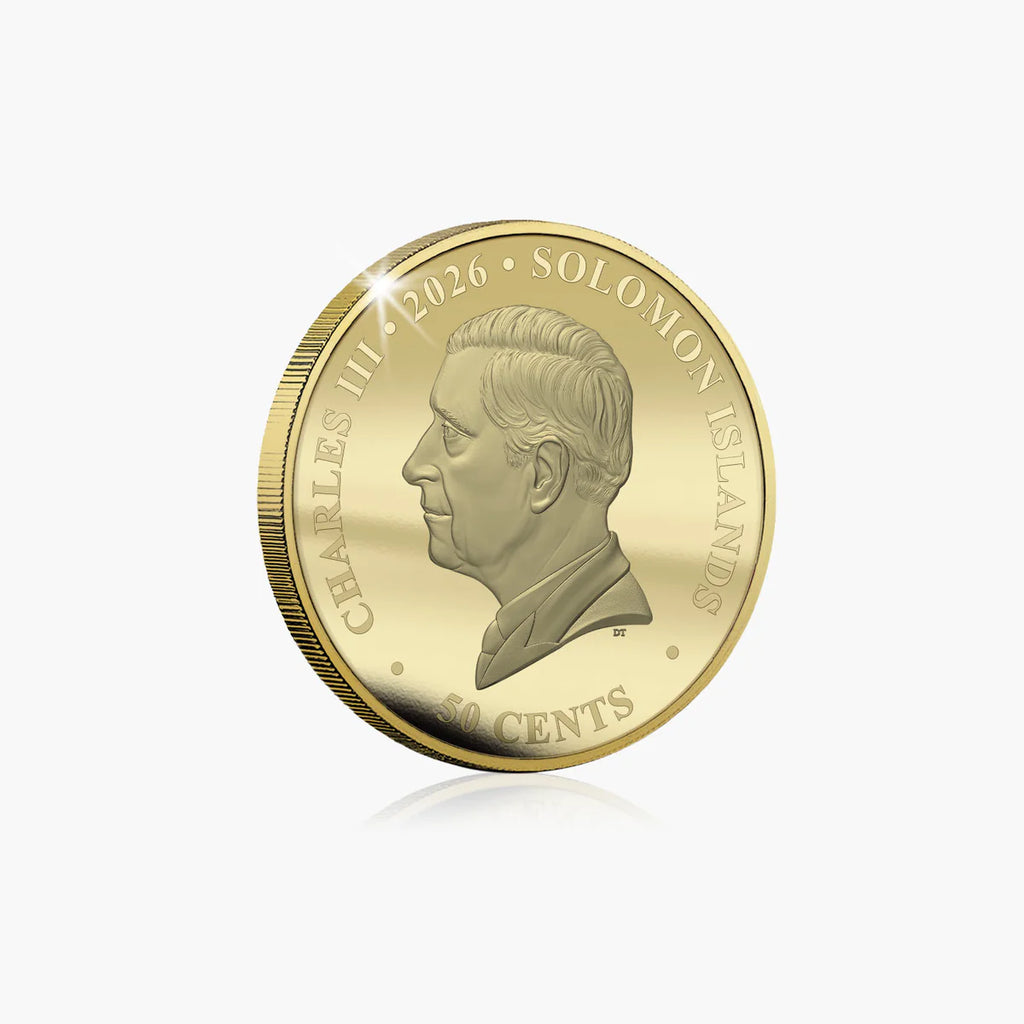 250 ans de l'indépendance américaine, pièce plaquée or de 50 mm, édition de luxe