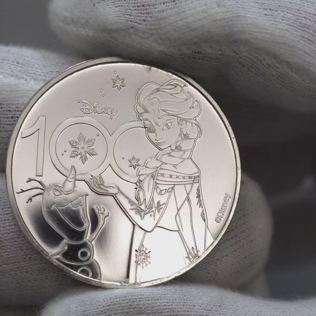 Coffret annuel de 6 pièces pour le 100e anniversaire de Disney 2023, brillant non circulé, 50p, 2 £, 5 £