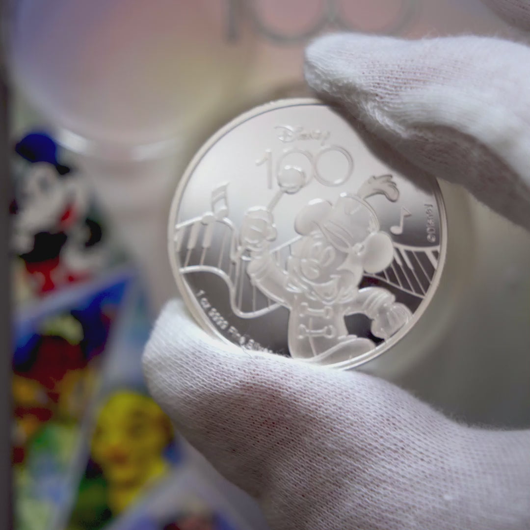 Mickey 1 ounce pure silver