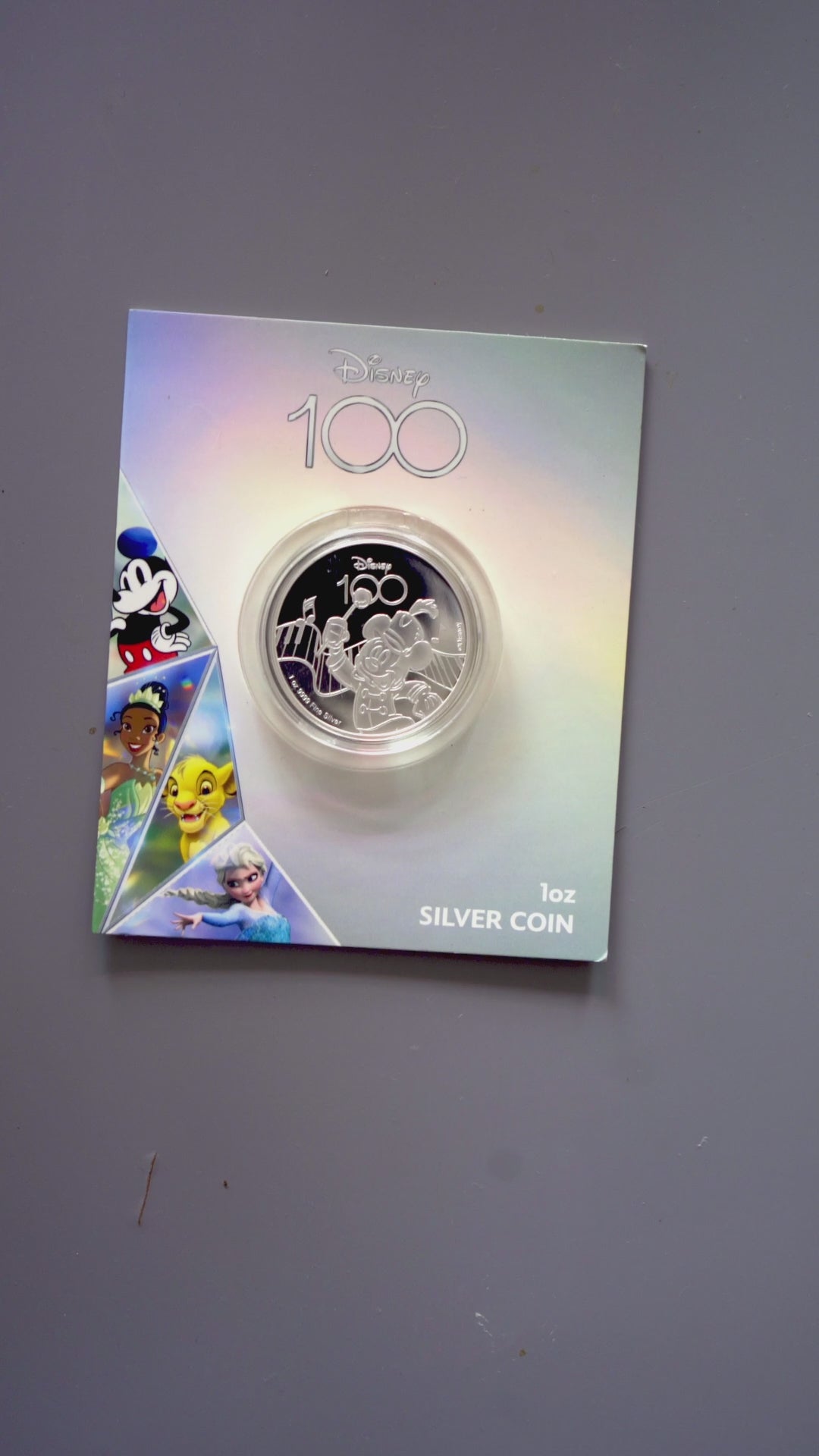 Mickey 1 ounce pure silver