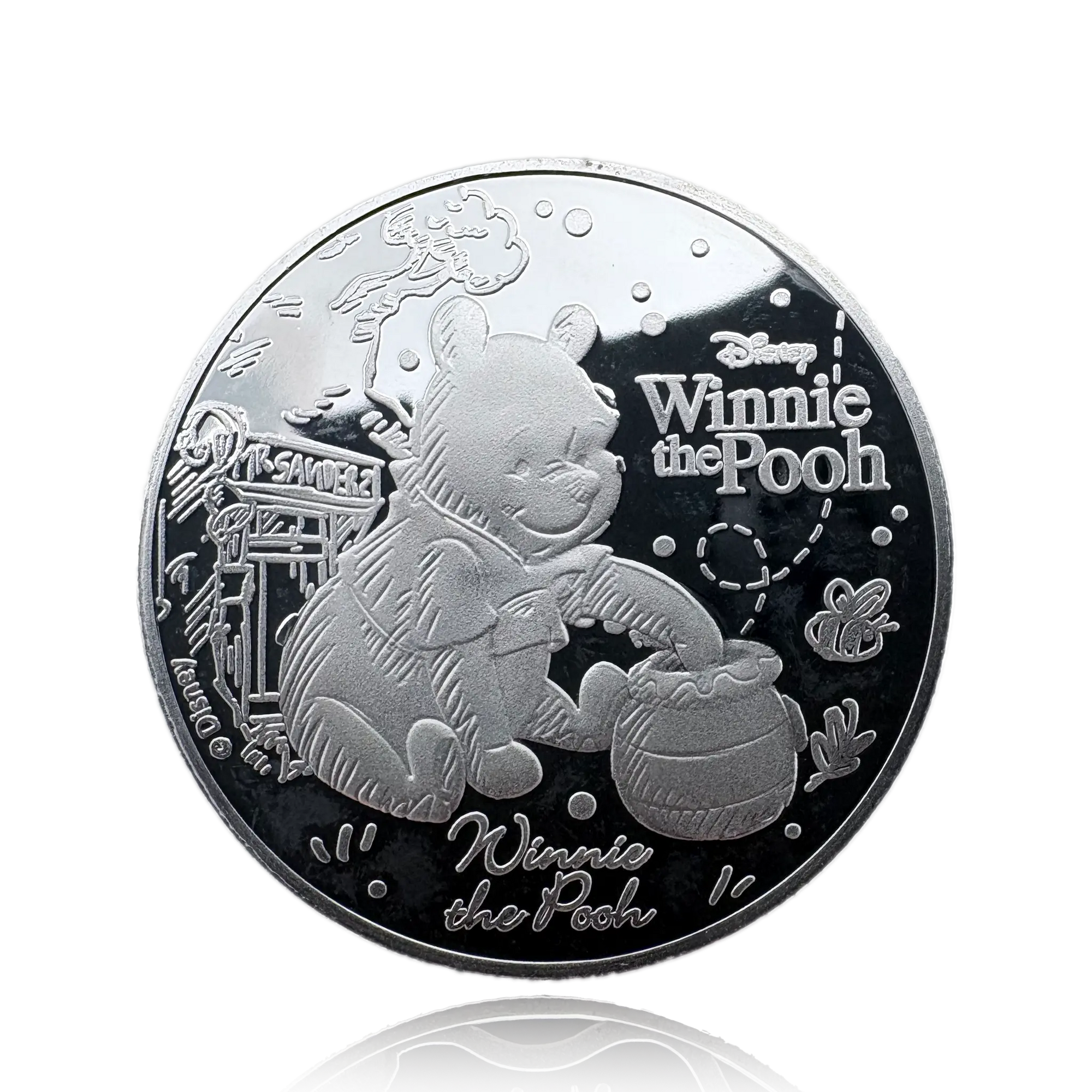 Winnie l'Ourson en argent pur